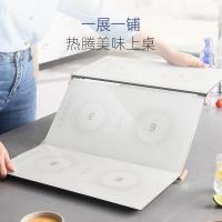 摩飞电器折叠暖菜板热菜板多功能家用饭菜恒温保温板餐桌方形加热暖菜垫MR8300新款MR8308三折叠