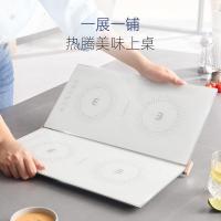 摩飞电器折叠暖菜板热菜板多功能家用饭菜恒温保温板餐桌方形加热暖菜垫MR8300新款MR8309双折叠