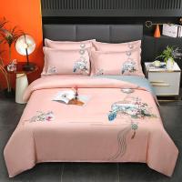 PLOVER啄木鸟家纺风花雪月/花前月下-水洗真丝印花四件套花前月下1.8米床