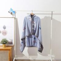 PLOVER啄木鸟家纺小鹿披肩毯天蓝色100cmX140cm