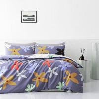 梦洁家纺磨绒印花四件套恋青春