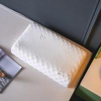 北极鹿BEIJILU天然乳胶枕高低波浪枕通用型按摩颗粒乳胶枕芯坝州乳胶枕