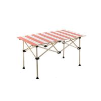 MARIECLAIRE户外便携式折叠桌MCT001红白条