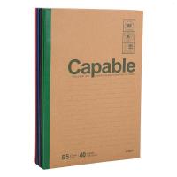 晨光(M&G)无线装订本40页软抄记事本会议记录本无线装订日记本办公学习用笔记本8本装