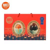 旭日1996双拼鸭蛋18枚1170克盒装溏心皮蛋+冒油熟咸鸭蛋双拼鸭蛋18枚1170克