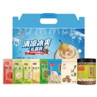 富昌粉条粉丝腐竹东北黑木耳丝紫菜虾皮火锅凉拌粉丝干货2024清凉冰爽B款1330g