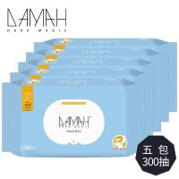 DAMAHDARKMAGIC黑魔法湿厕纸清洁湿纸巾湿巾宝宝女性卫生私处擦屁屁敏感肌适用60抽*5包