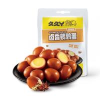 久久丫风干手撕鸭脖整根长鸭脖氮气锁鲜追剧小零食卤味辣味零食卤香鹌鹑蛋156g*2袋