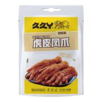 久久丫风干手撕鸭脖整根长鸭脖氮气锁鲜追剧小零食卤味辣味零食虎皮凤爪126*2袋