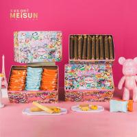 美诚礼缤纷潮趣礼油小桃酥点心原味蛋卷搭配下午茶上班零美礼盒装