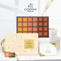 歌帝梵(Godiva)经典巧克力片装礼盒休闲零食24片巧克力礼盒