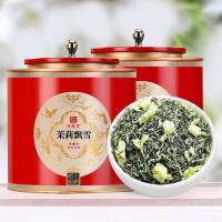 印象堂参赛品质茉莉飘雪特级茶叶绿茶原料七窨茉莉花茶500g