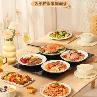 艾青春暖菜板饭菜保温板热菜板家用多功能饭菜加热超薄热菜垫BYD-500黑色120cm