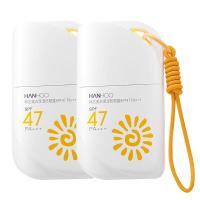 韩后(Hanhoo)韩后茶蜜嫩唇淡纹精华露15ml51g保湿防晒露2瓶