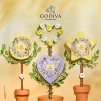 歌帝梵(GODIVA)夏之恋立方巧克力铁盒15颗115g黑巧牛奶礼盒夹心零食生日