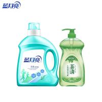 蓝月亮阳光桉树绿茶洗衣液洗洁精礼包81000948