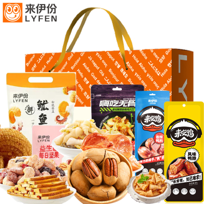 来伊份(LYFEN) 伊口食惠 礼盒 715g