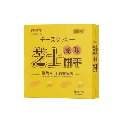 猫村长 鱼骨饼干 52g*6盒