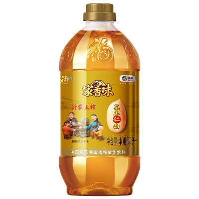 福临门 家香味沂蒙土榨花生油400ML*3