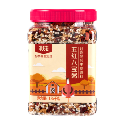 北纯 五红八宝粥1.25kg 瓶装