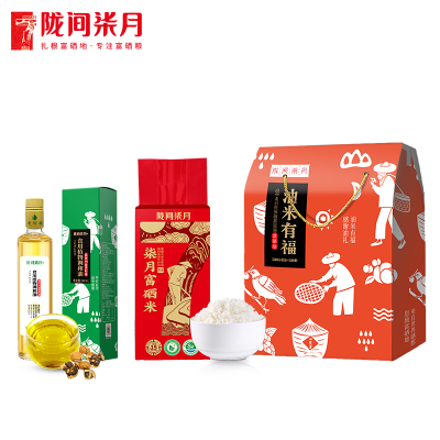 陇间柒月 油米有福A款(硒米500g+油茶籽调和油248ml)