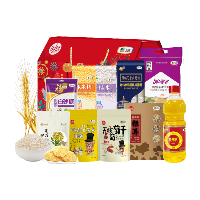 时怡(Smart Time) 2023中粮家宴通用营养家大礼包C型#(粮油食品礼盒净含量:4531g+700ml)