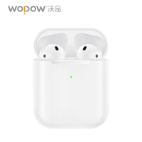 沃品(WOPOW) 升级版TWS蓝牙耳机AirBass 白色