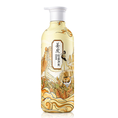 姜虎 轻盈净爽洗发液500ml