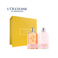 欧舒丹(L'OCCITANE) 甜蜜樱花沐浴啫喱润肤露两件套