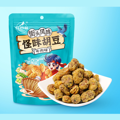 红谷林(HONGGULIN) 怪味胡豆牛肉味 100g*1袋