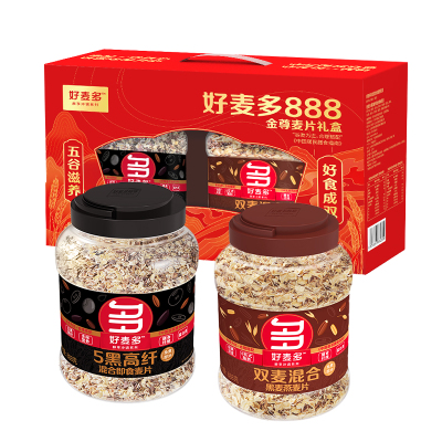 好麦多 888金尊麦片礼盒1.776kg*1箱