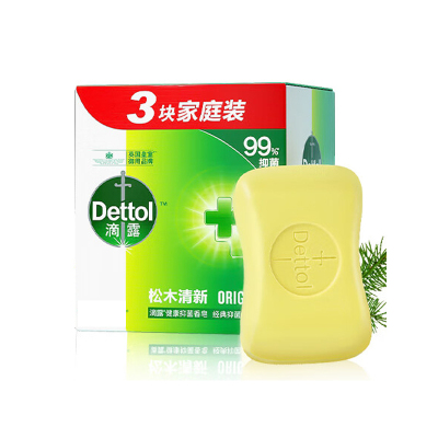 滴露(Dettol) 香皂松木清新115g*3