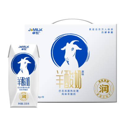 卓牧(JOMILK) 酸奶原味200ml*10