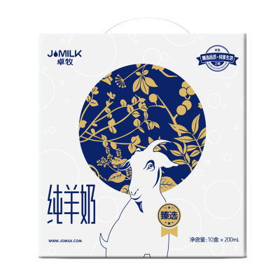 卓牧(JOMILK) 臻选纯羊奶 200ml*10