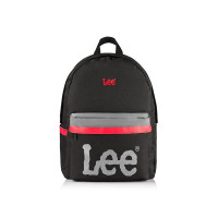 Lee 休闲双肩包LE210180M黑红色
