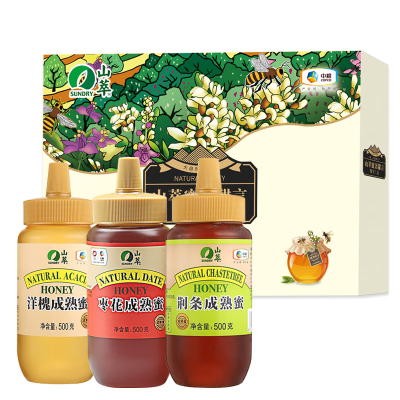 山萃(OFEX) 中粮山萃蜜语甜言成熟蜜礼盒1500g