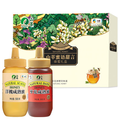 山萃(OFEX) 中粮山萃蜜语甜言成熟蜜礼盒1000g