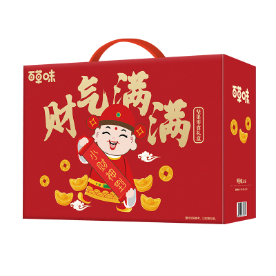 百草味(BE&CHEERY) 财气满满零食礼盒1042g