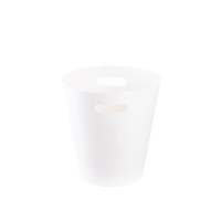 茶花(CHAHUA) 简易垃圾桶8.3L-L-1525白色