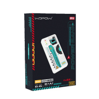 沃品(WOPOW) 黑胶唱片双线快充移动电源SQ28(10000mAh)蓝色