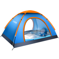 凯速(Kansoon) 双人速开免安装手抛帐篷+防潮垫两件套HA150+SMD蓝色