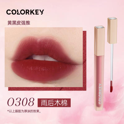 COLORKEY 珂拉琪 水感柔雾唇露2gO308雨后木棉