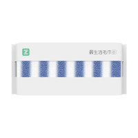 最生活(a-life) 运动系列条纹毛巾A1174蓝白 30*110cm*1条装