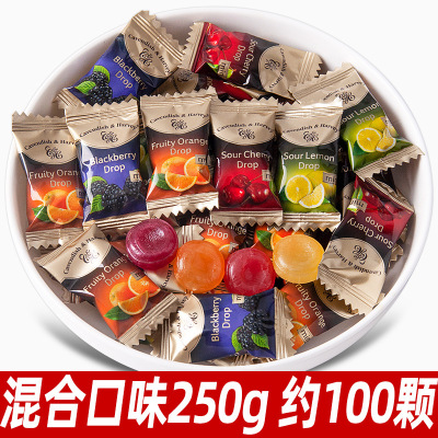 小窝厘 德国进口嘉云水果糖混合口味250g(约100颗)