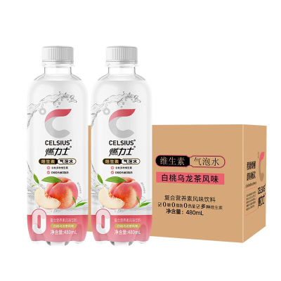 燃力士 气泡水480ML*6瓶/箱(白桃乌龙茶)