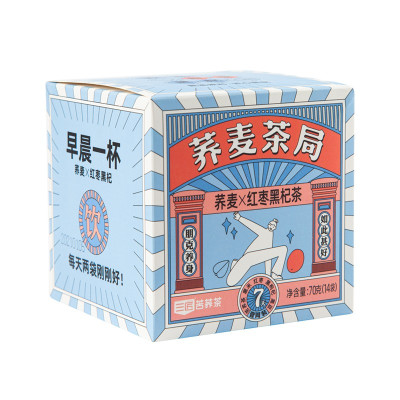 三匠(SANJIANG) 荞麦茶局 红枣黑杞袋泡茶70g