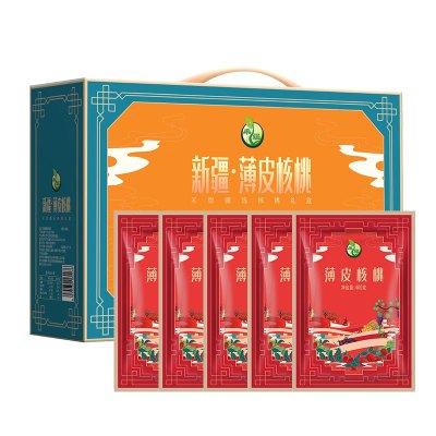 禾煜 疆选薄皮核桃礼盒 /2kg