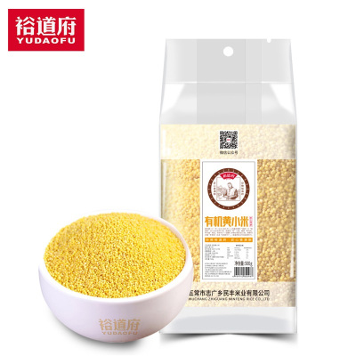 裕道府 有机黄小米 500g*1袋