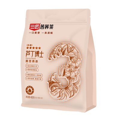 三匠(SANJIANG)芦丁博士苦荞茶400g