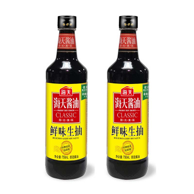 海天 鲜味生抽750mL*2瓶